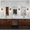 Z-Lite Analia Wall Sconce, 1-Light, 6.5 In.W x 7.5 In.L x 9.25 In.H, Matte Black/Clear Ribbed 1101-1S-MB - alternate 7